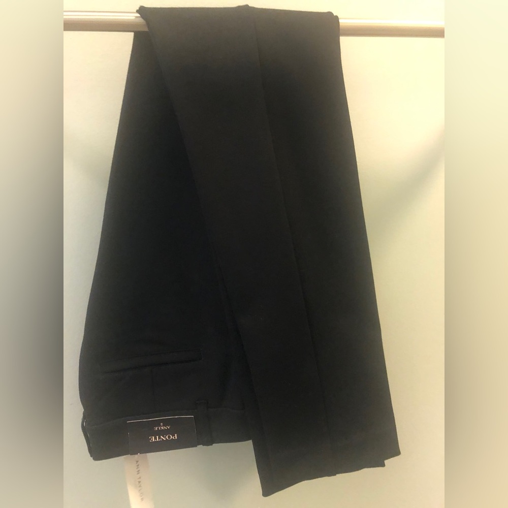 NWT Ann Taylor Factory Slim Ponte Ankle Pants